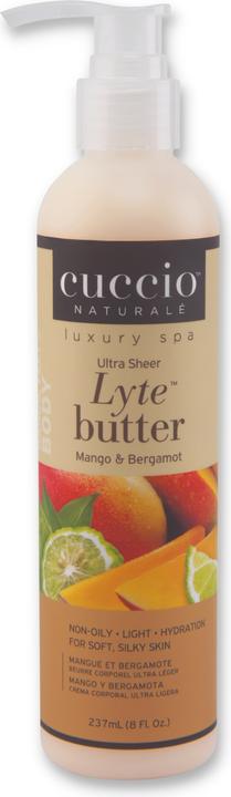 Image du produit Cuccio Lyte Butter Lotion - Mango & Bergamot (Lotion pour le corps)
