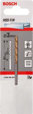 Actual product image Bosch Professional Zubehör Metal drill HSS-TiN, DIN 338, 6.5 x 63 x 101 mm (6.5 mm)