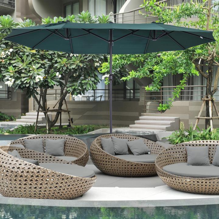 Image du produit Outsunny Parasol à manivelle (2.70 m)