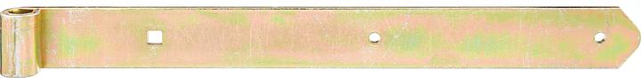 Image du produit GAH Paumelle Longueur 400 x 13 x 40 mm Épaisseur 5 mm Acier galvanisé passivé à film épais Ø 13 mm...