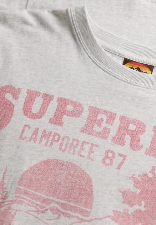 Immagine prodotto Superdry Locker geschnittenes einfarbiges Lo-Fi Outdoor T-Shirt (M)
