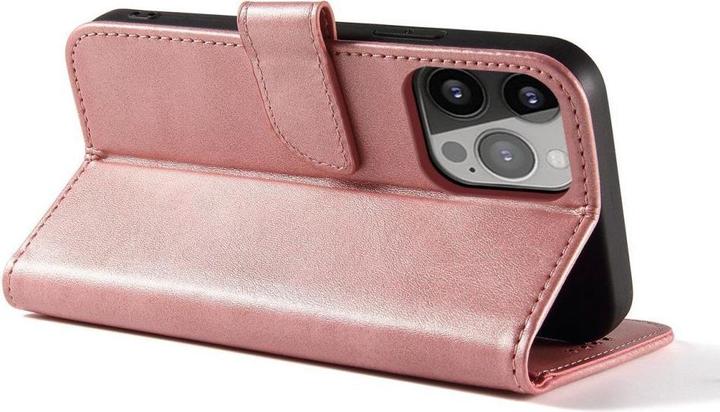Immagine prodotto Hurtel Custodia a portafoglio con supporto per iPhone 15 Plus Custodia con magnete - Rosa (Apple iPhone 15 Plus)