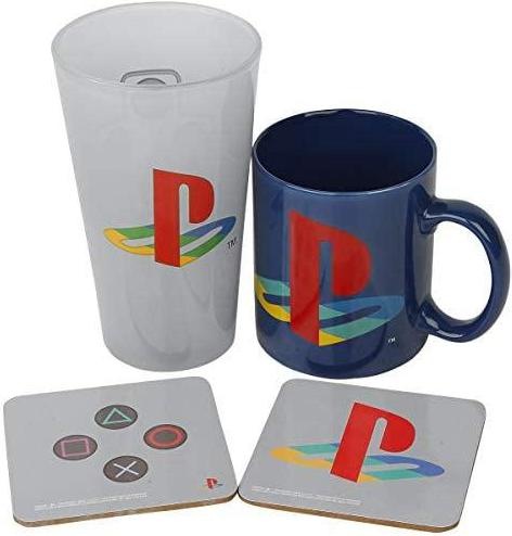 Actual product image ABYstyle Playstation Pack : Bicchiere / Tazza / 2 Sottobicchieri (1 x)