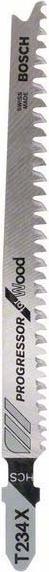 Actual product image Bosch Professional Zubehör Jigsaw blade T 234 X Progressor for Wood, pack of 3