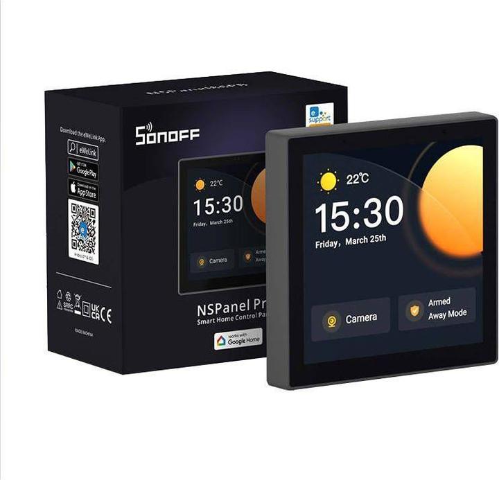Productafbeelding Sonoff Aanraakpaneel NSPanel86PB, ZigBee, 230 V, Grijs