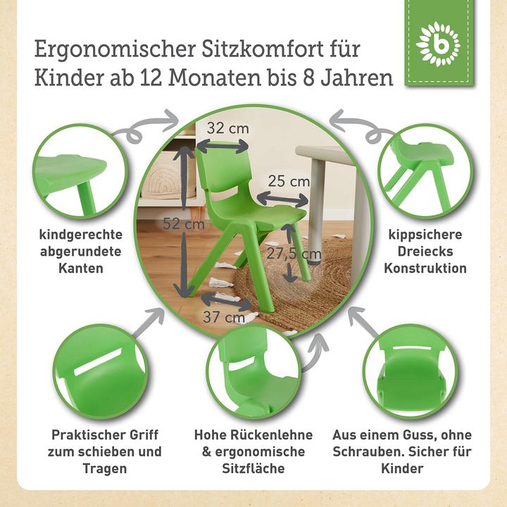 Produktbild Bieco Stuhl Grün (Kinderstuhl)