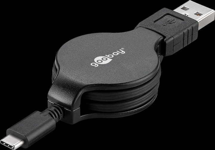Produktbild Goobay USB 2.0 Kabel, ausziehbar (1 m, USB 2.0)