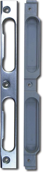 Produktbild Dormakaba Schliessblech U-Form m. PVC-Einlage 190 x 20 x 0,75 mm, rund, verzinkt silber