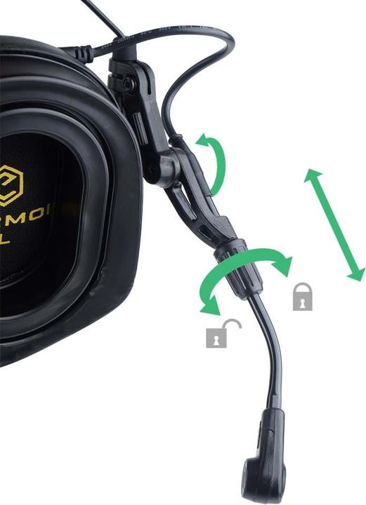 Actual product image Earmor M32 PLUS Communication Headset Coyote Brown