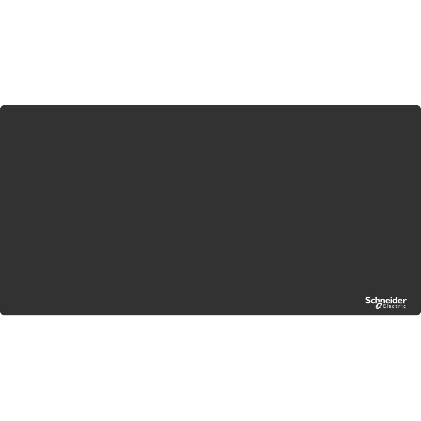 Schneider Electric Beschriftungsfeld 400x200mm zumAufkleben ohne Beschriftung, Taster + Schalter, Schwarz