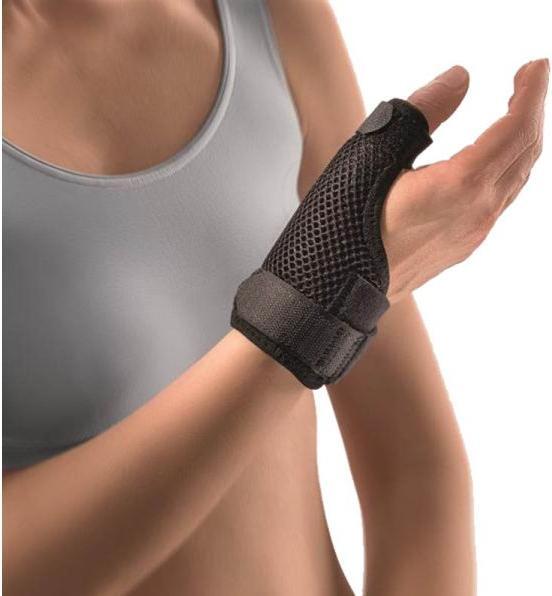 Actual product image Bort Medical SOFT Daumenschiene lang M -19cm schwarz (M)