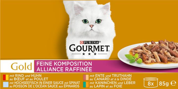Produktbild Gourmet Gold Feine Kompositionen (Adult, 8 Stk., 680 g)