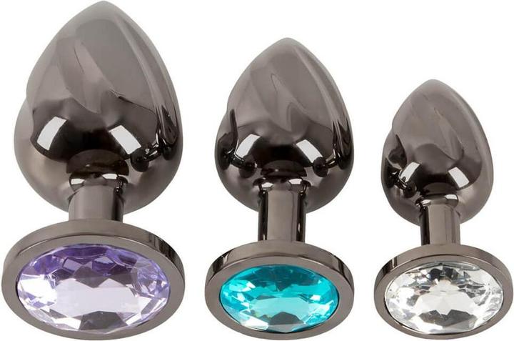 Actual product image Anos Metal butt plug set
