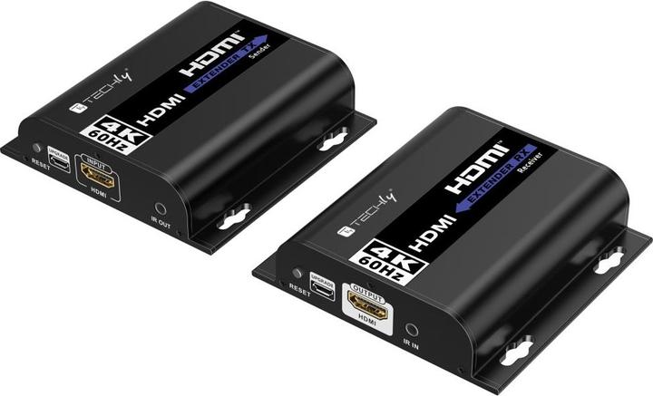 Immagine prodotto Techly EFB HDMI 4K2K 60Hz Extender Set TX+RX with IR via Cat. 5e/6 cable up to 120m