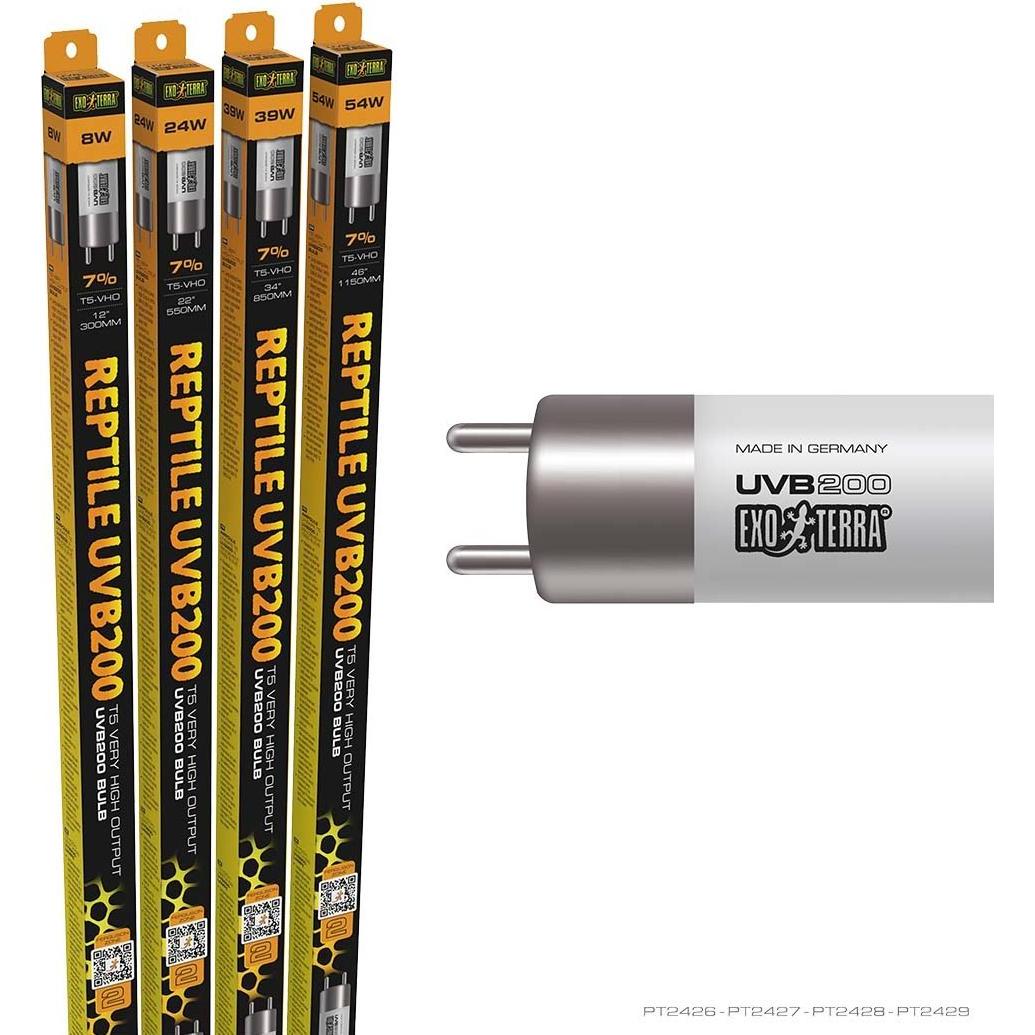 Exo Terra EX T5 UVB200 (UVA, UVB), Illuminazione terrario