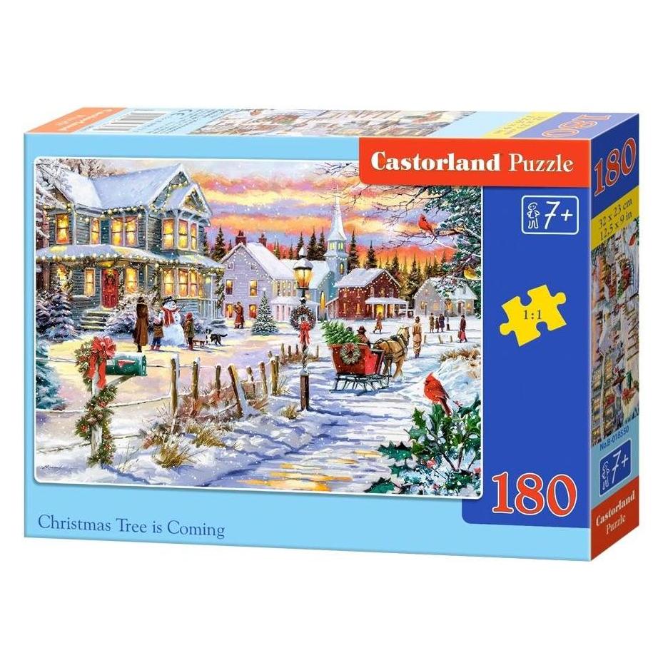 Castorland Puzzle 180 Weihnachtsbaum Kommt (180 onderdelen)