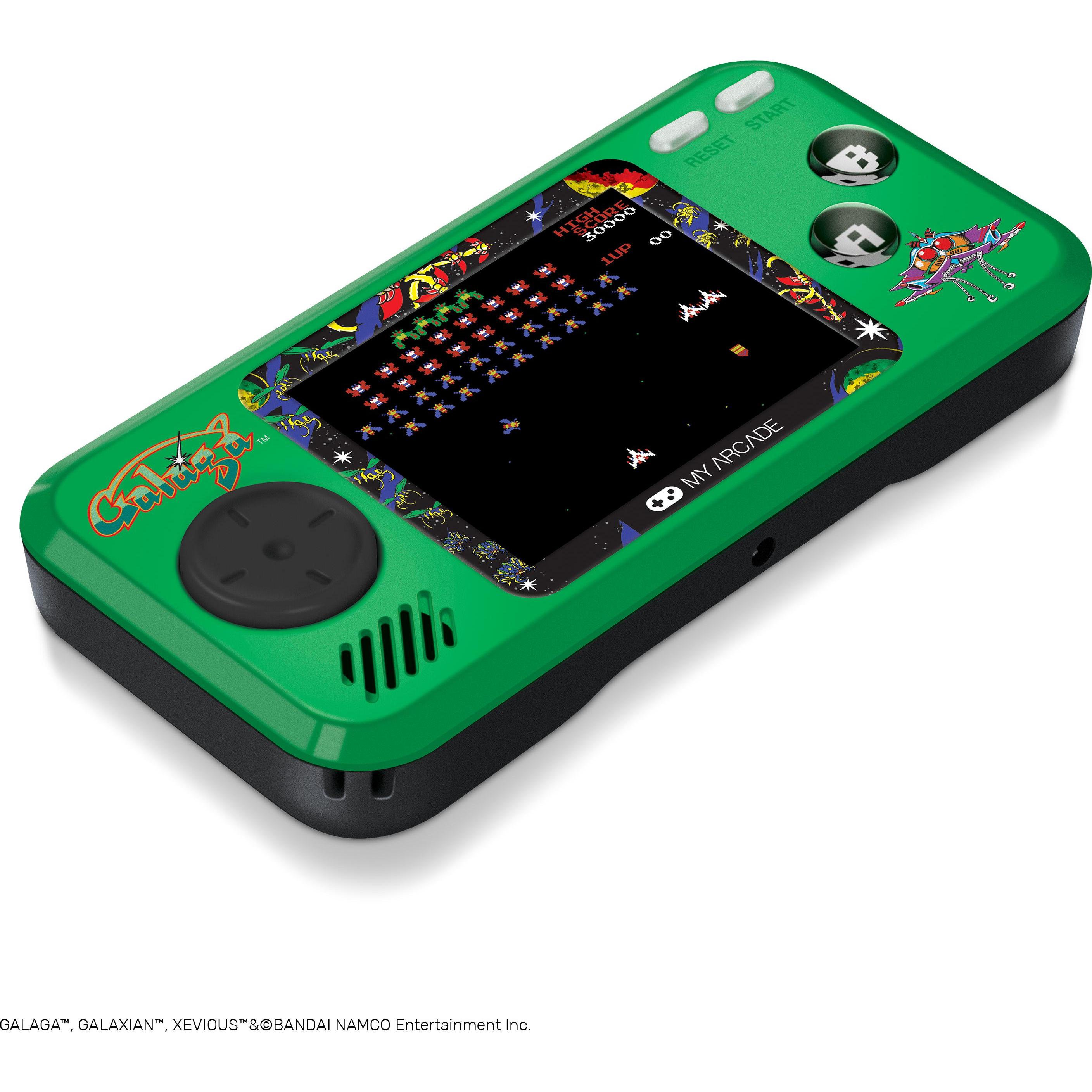 Thumbnail - Sombo Retro Pocket Player Galaga, Retro Gaming, Grün, Schwarz