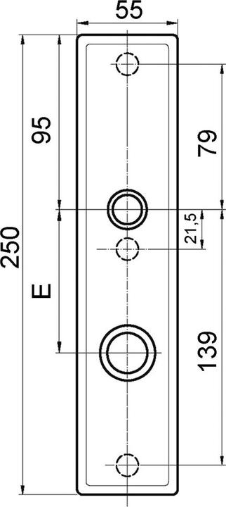 Actual product image Glutz Inner labels clipped 6146.2C (Door plate set)