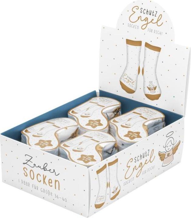 Produktbild Sheepworld Socken Engel 36 - 40, Braun/Weiss (36 - 40)