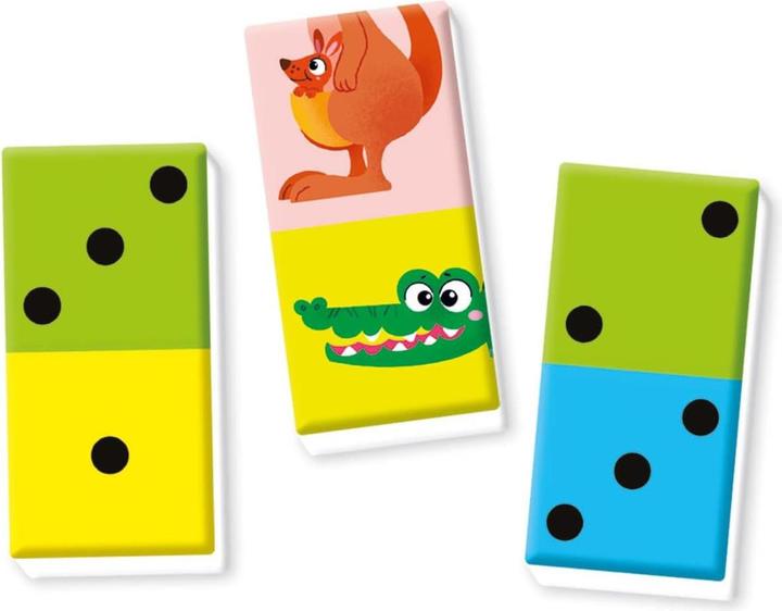 Actual product image Clementoni Domino Numeri e Animali (German)