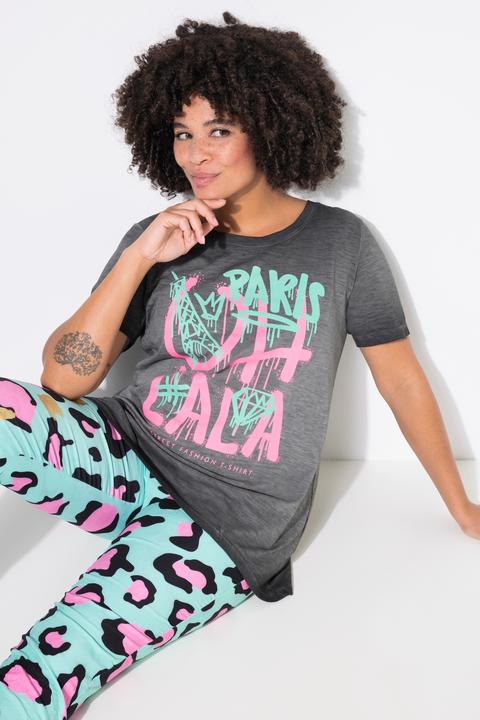 Produktbild Angel of Style T-Shirt, oversized, mit Paris Graffitti-Schriftzug (46)