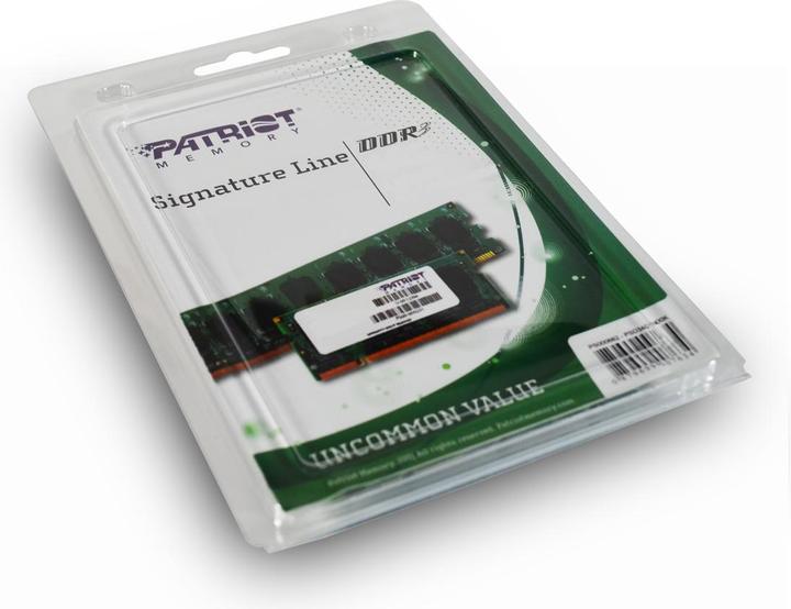 Produktbild Patriot PC3-12800 Speichermodul GB DDR3 (1 x 4GB, 1600 MHz, DDR3-RAM, SO-DIMM)