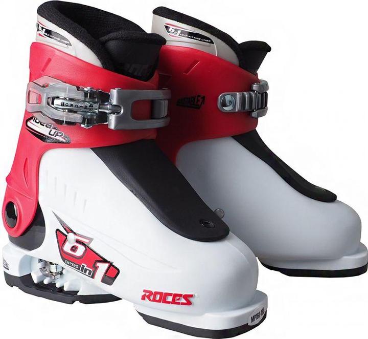 Actual product image Roces Buty narciarskie Idea Up biało-czerwono-czarne JUNIOR 450490 15 25-29 (15, 16, 17, 18, 19, 20, 21, 22, 23, 24, 25, 26, 27, 28, 29)