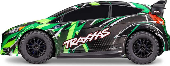 Produktbild Traxxas Ford Fiesta St Grün 1/10 Rally Vxl Rtr Brushless Ohne Akku Und Ladegerät (RTR Ready-to-Run)