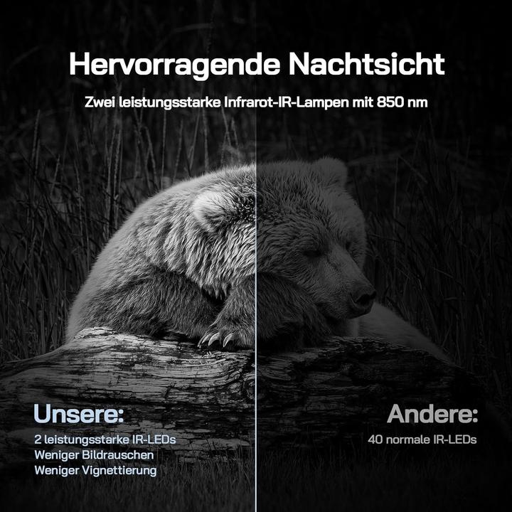 Actual product image Wolfang WT03 4K Wildkamera mit Nachtsicht