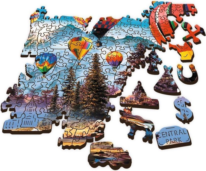 Produktbild Trefl Holzpuzzle 1000 Teile - Bunte Luftballons (1000 Teile)