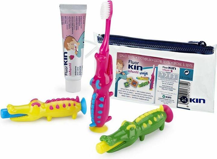 KIN FLUORKIN INFANTIL VIAJE COCODRILO set 3 pz (3 x)
