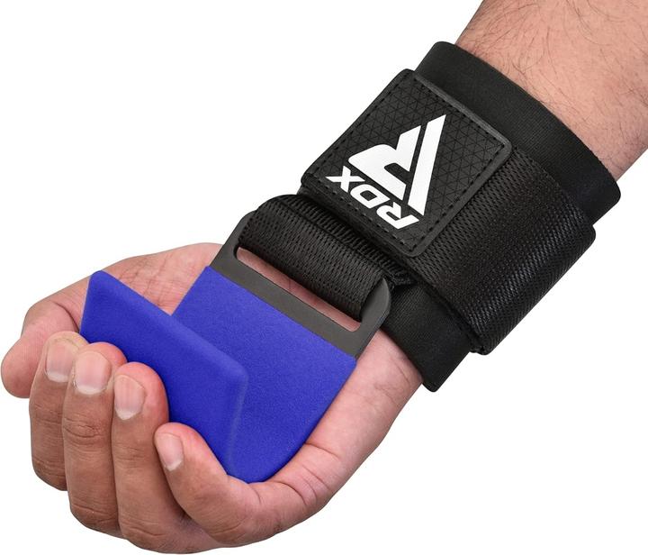 Actual product image Rdx Gym Hook Strap Blue Plus (One size)