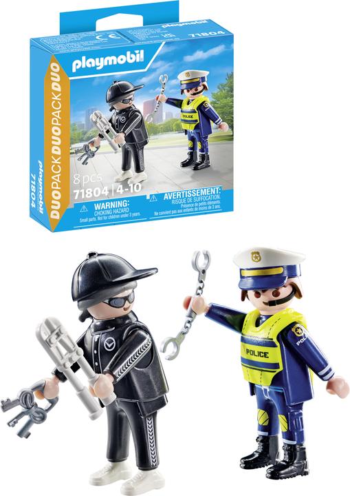 Image du produit Playmobil Policier et cambrioleur (Figurines Playmobil)