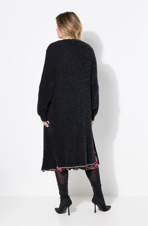 Produktbild Miamoda Strickjacke, extra lang, Ausschnitt mit Zierstich (42, 44)