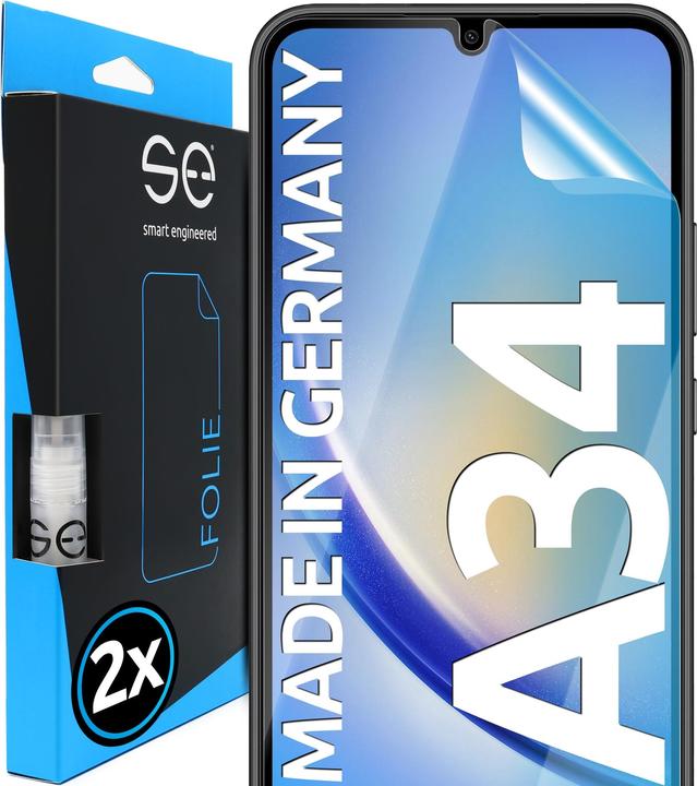 Smart Engineered se 3D protective film Samsung Galaxy A34 (2 pieces) (2 Piece, Samsung Galaxy A34 5G)