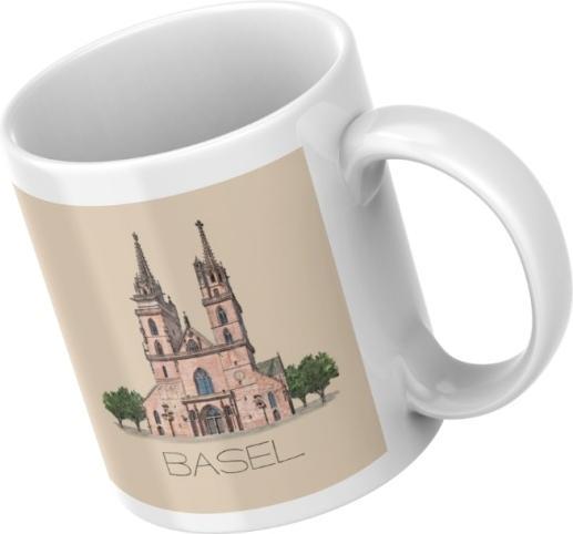 Actual product image CreaDiva Mug Basel Edition blue (1x)
