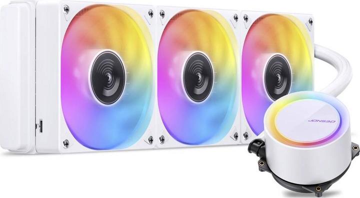 Actual product image Jonsbo TG-360 AiO Wasserkühlung, ARGB - 360mm, weiss (120 mm)