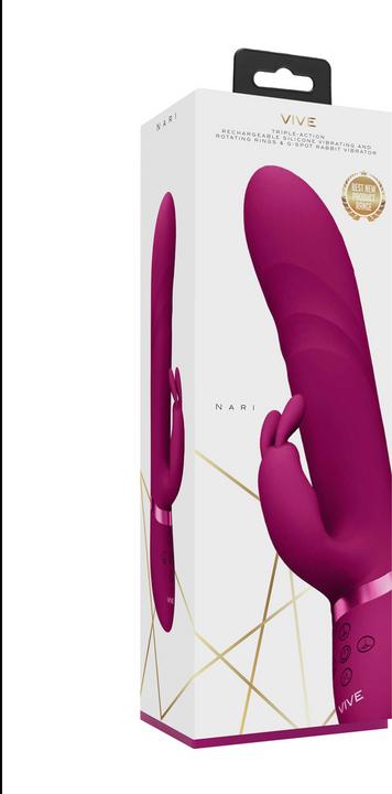 Actual product image Shots Nari - Vibrating and Rotating Beads, G-Spot Rabbit