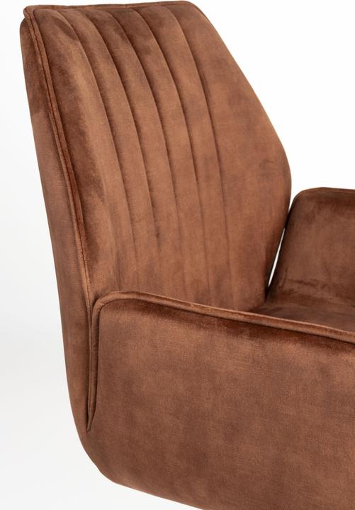 Actual product image White Label Living Armchair Jamie Rust
