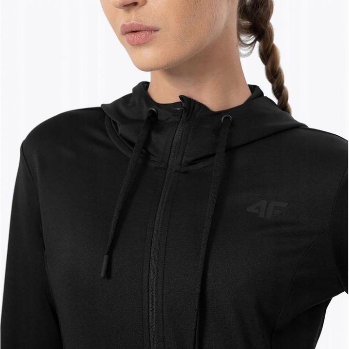Actual product image 4F Women's thermoactive sweatshirt F113 jet black 4FAW23USEAF113 20S M/L (M, L)