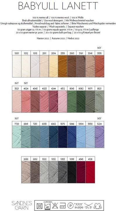 Image du produit Sandnes Garn Babyull Lanett