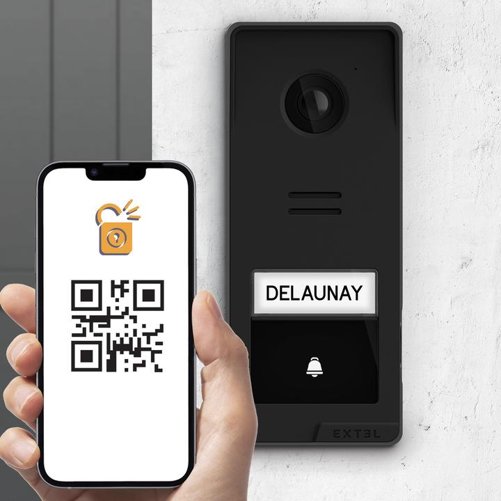 Image du produit Extel Video-Türsprechanlage WLAN Türsprechanlagen-Modul, Monitor Anthrazit, S (WiFi)