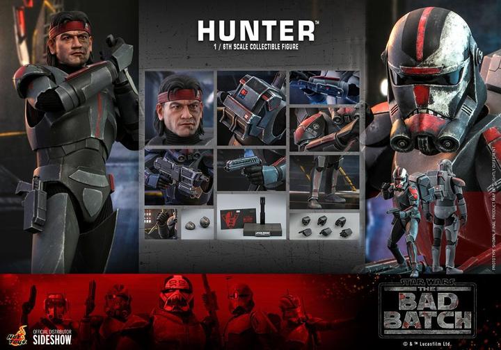 Image du produit Hot Toys Star Wars - The Bad Batch "Hunter" Figurine 1/6