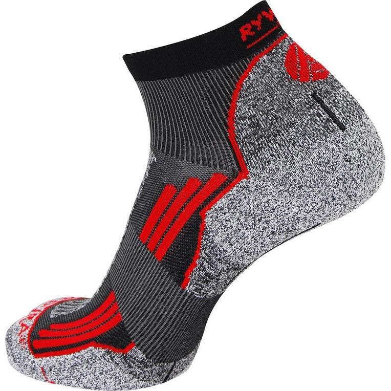 Thumbnail - Rywan, Unisex, Sportsocken, No Limit Trail (35 - 37), Schwarz, Rot