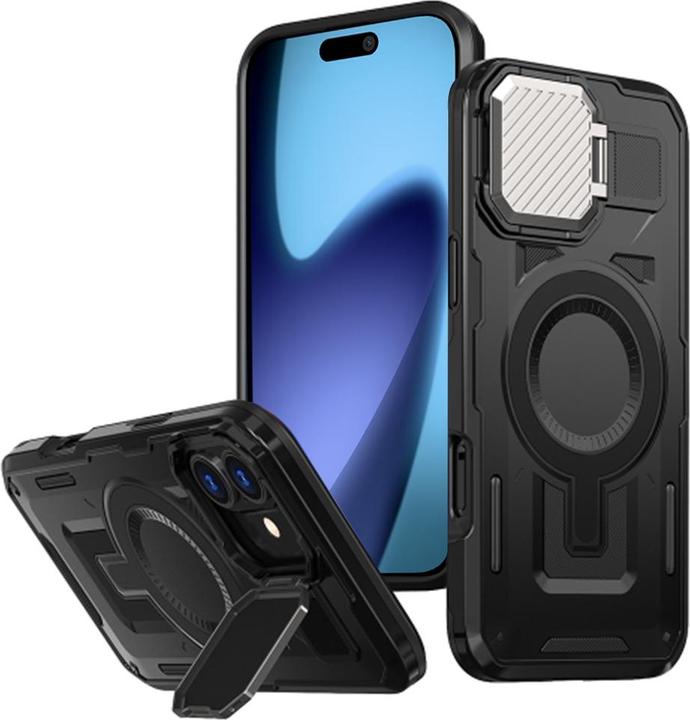 Produktbild Techsuit - CamVault MagSafe - iPhone 17 - Black (Apple iPhone 17)