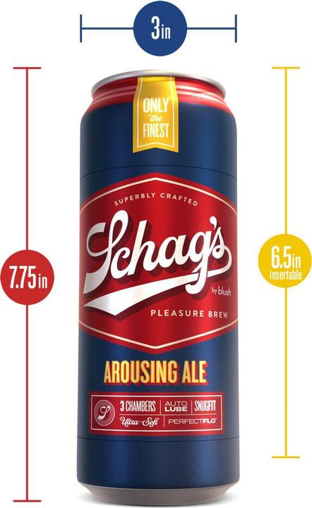 Image du produit Blush Schag’s Arousing Ale Masturbator Frosted