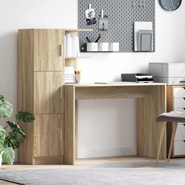 Image du produit vidaXL Schreibtisch für Zuhause (133.50 x 50 x 124 cm)