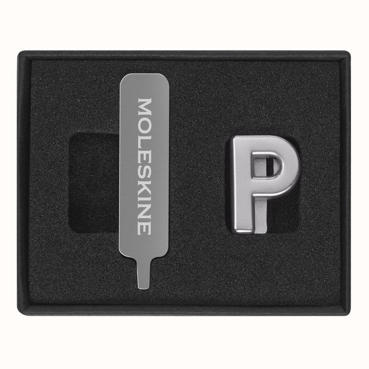 Productafbeelding Moleskine Speld Letter P Zilver (Geen binding)