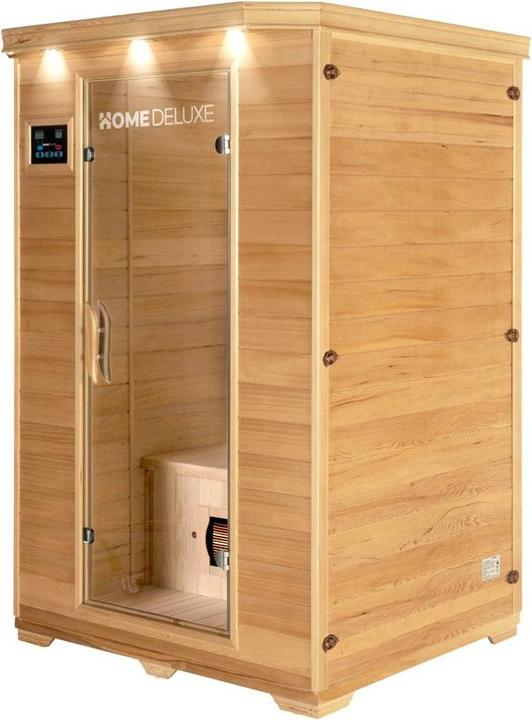 Produktbild Home Deluxe Infrarotkabine IKENNA M - 120x105cm für 2 Personen - Infarotkabine mit 1750 Watt