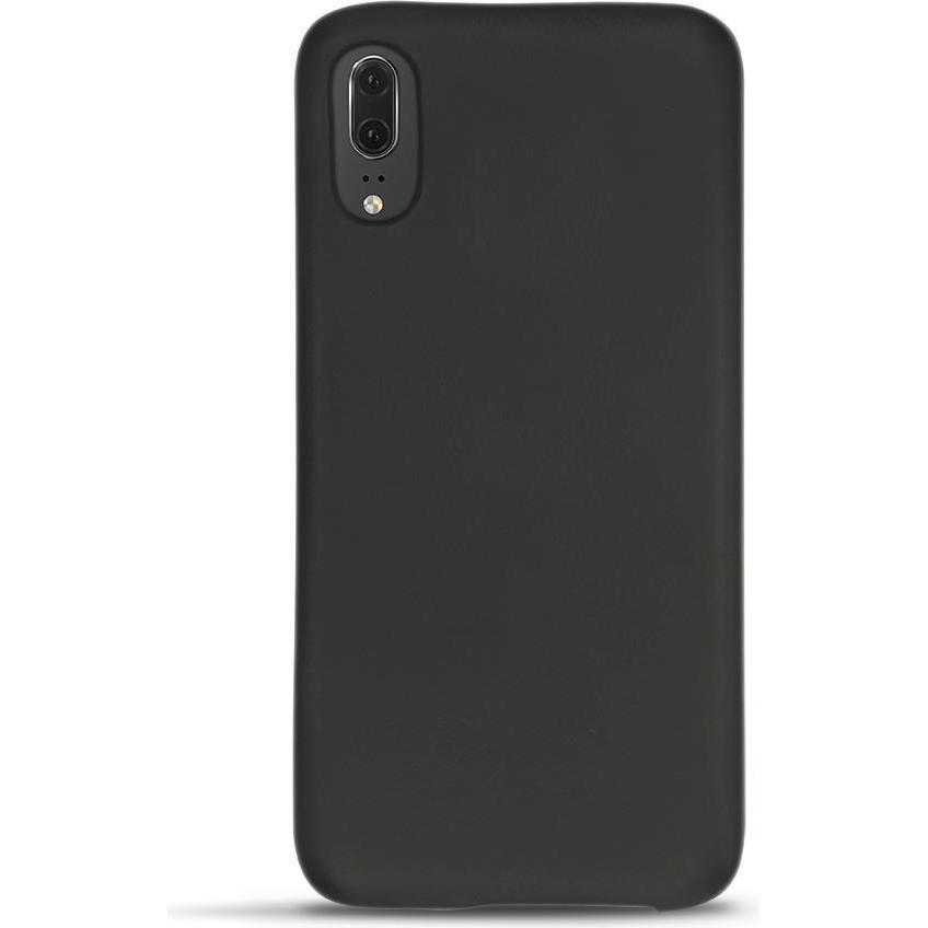 Noreve Lederschutzhülle (Huawei P20), Smartphone Hülle, Schwarz
